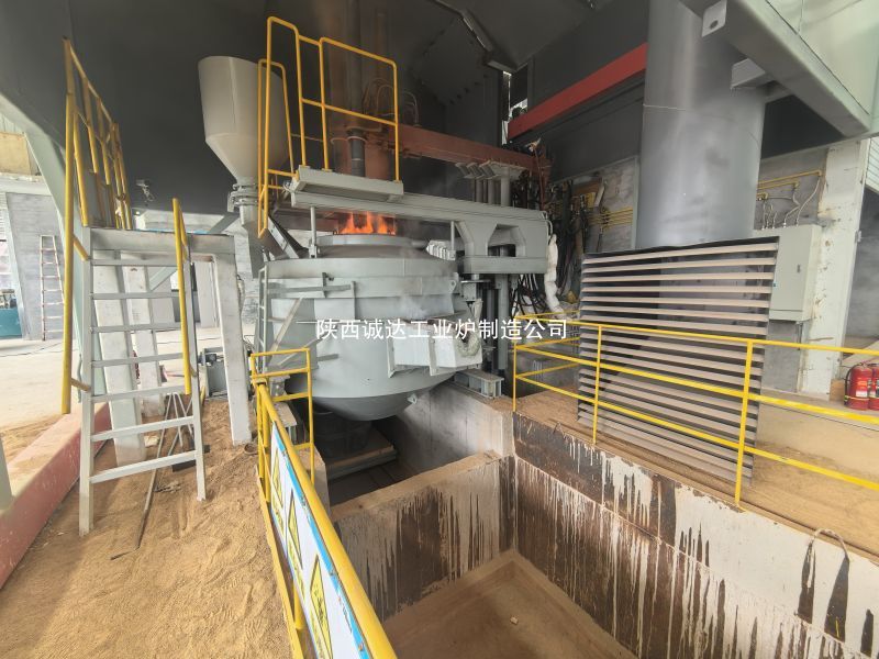 鋼研院1t全液壓電弧爐