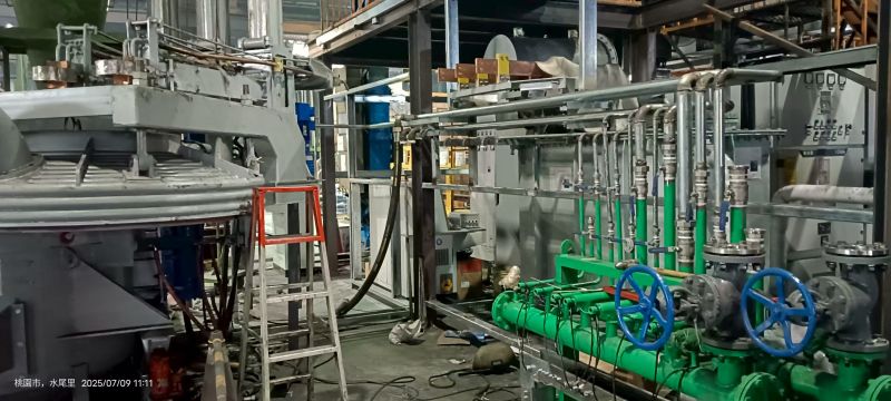 焦兩岸工業(yè)合作 我公司電弧爐臺(tái)灣安裝調(diào)試進(jìn)行時(shí)