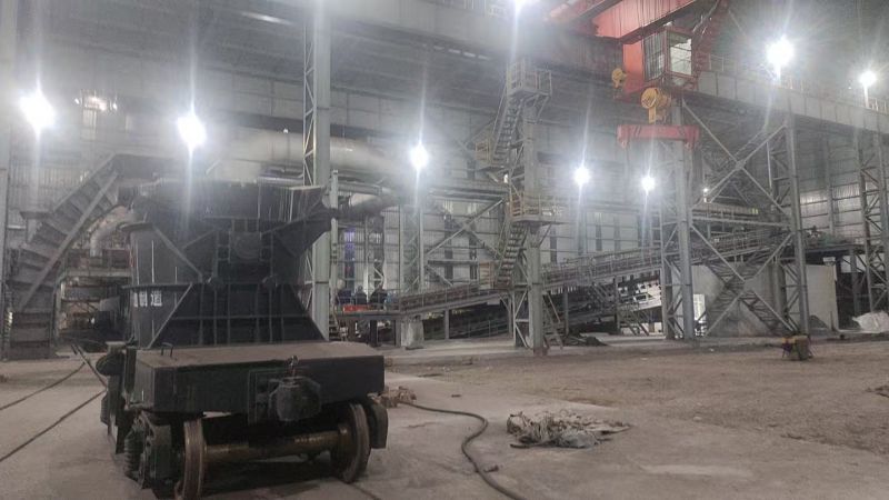 熱烈祝賀我公司投建 25T 鋼包精煉爐在張掖宏鑫鋼鐵礦業(yè)公司成功開爐出鐵