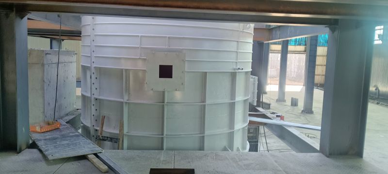 關(guān)鍵設(shè)備落地！陜西誠達等離子熔融爐在內(nèi)蒙古云碩項目現(xiàn)場有序安裝