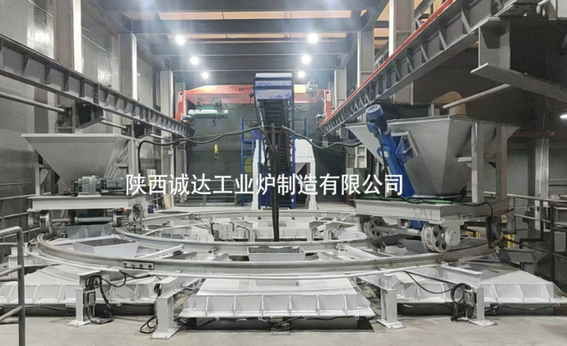 賦能樂爾發(fā)展！我公司定制冷渣爐開爐籌備正酣，雙車加料保障不間斷生產(chǎn)